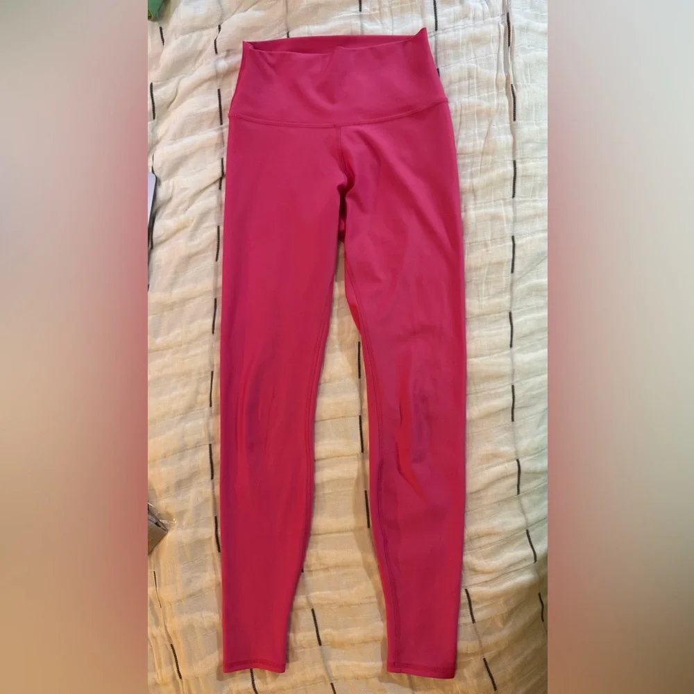 Alo Yoga Airlift High Rise Leggings Pink S 7/8 Sculpt Athleisure